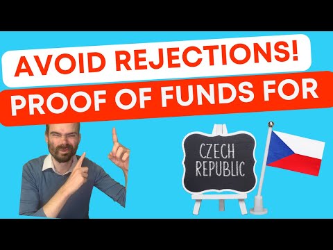 Proof of Funds for Czech Republic - Most common PROBLEMS and how to AVOID them