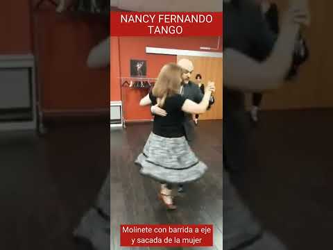 Tango ~ "Molinete con barrida a eje y sacada e adorno de la mujer" - Nancy Fernando Tango