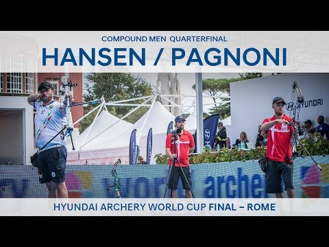 Stephan Hansen v Federico Pagnoni – Compound Men’s Quarterfinal | Rome 2017