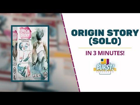 Origin Story Solo in 3 Minutes - Board Game Breakdown BURST