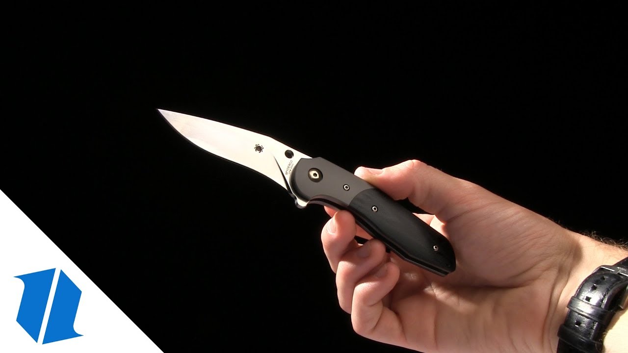 Spyderco Southard Hanan Compression Lock Knife G-10 (3" Stonewash) C227GP