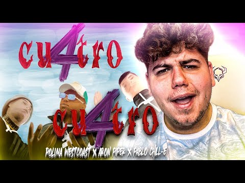 [REACCIÓN] Polimá Westcoast, ARON, Pablo Chill-E - Cu4tro (Video Oficial)