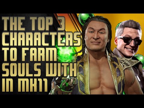 The 3 best characters to farm souls with in MK11, over 30k+ souls easily