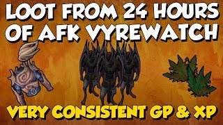 Loot from 24 Hours of AFK Vyrewatch! [Runescape 3] Very Consistent GP & XP!