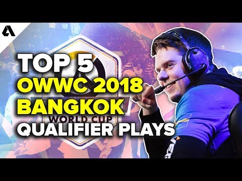 Top 5 Overwatch World Cup Bangkok Qualifier Plays | OWWC 2018