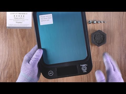 Hesley Kitchen Scale, USB Rechargeable with Tare Function, 11lb/5kg