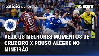 VEJA OS MELHORES MOMENTOS DE CRUZEIRO 1 X 2 POUSO ALEGRE NO MINEIRÃO