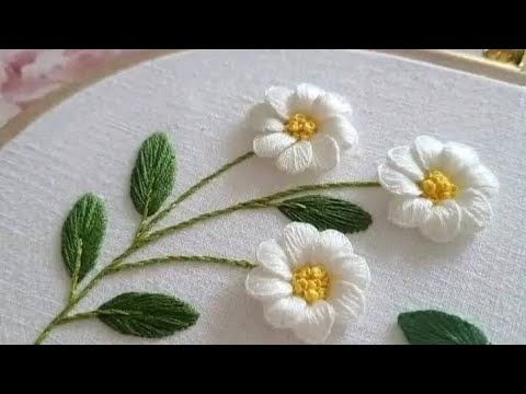 Latest embroidery flower design ✿hand embroidery design|embroidery design