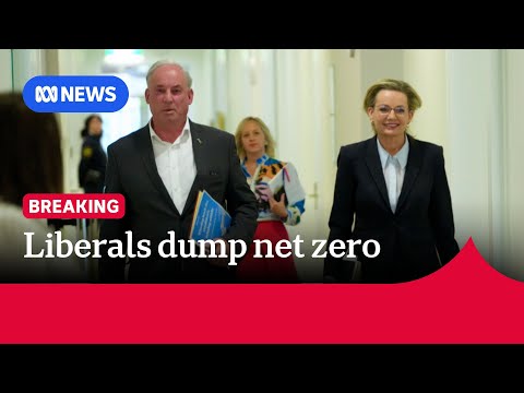 Liberal party abandons net zero emissions by 2050 target | ABC NEWS