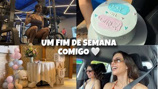     Um fim de semana em família 💛 | Chá revelação, treino, rotina e momentos especiais