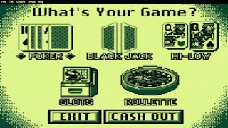 TIGER GAME COM Tiger Casino VIDEO POKER BLACK JACK HI LOW WAR T REX SLOTS ROULETTE 1997Tiger Electro