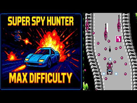 Super Spy Hunter | Full Longplay (NES) MAX DIFFICULTY, NO DEATHS | FULL HD 60 FPS DENDY Mode #nes