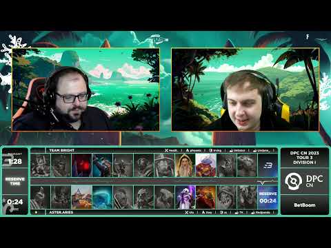 (RU) Aster.Aries vs Team Bright | map 2 | DPC CN 2023 Tour 3: Tiebreaker | by @LanigirO & @Undershoc