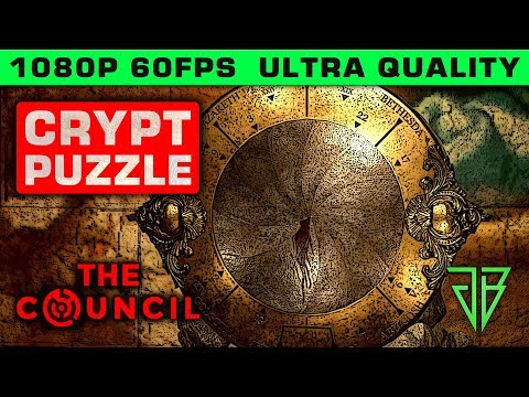 THE COUNCIL Episode 3 RIPPLES Crypt Puzzle Solution - 1080p 60fps Ultra Settings