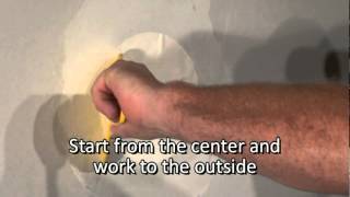 How to Fix or Repair a Hole in Drywall using the Drywall Plug - The no brainer way!!