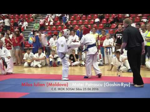 Milos Iulian (Moldova) -  Matei Patrascu (Goshin-Ryu)