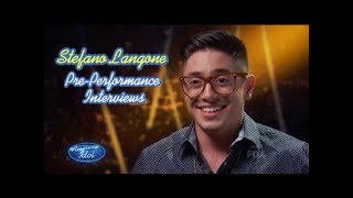 Stefano Langone - American Idol Pre Performance Interviews *HD*