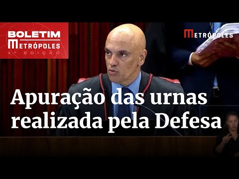 Moraes dá 48 horas para Defesa entregar suposta auditoria nas urnas | Boletim Metrópoles 1º