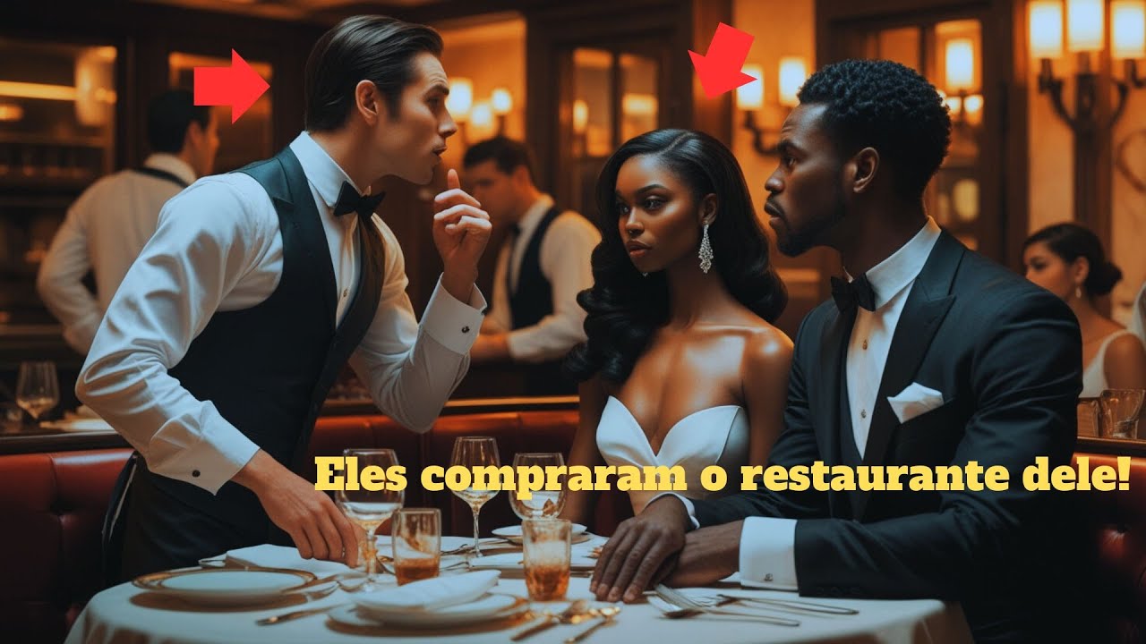 Garçom racista humilha casal negro, sem saber que eles são os novos donos do restaurante!