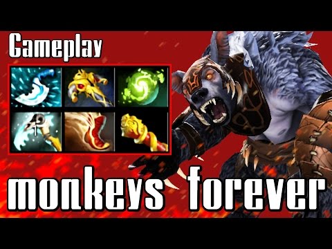 monkeys forever Ursa with Refresher orb - Dota 2 Gameplay (Ranked, 6000 MMR)