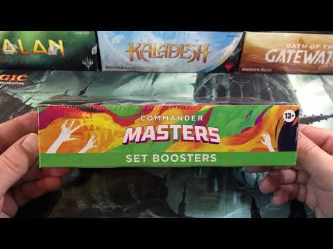 Attempting Another CMM Set Booster Box Unboxing Magic The Gathering Commander Masters MTG EDH cEDH