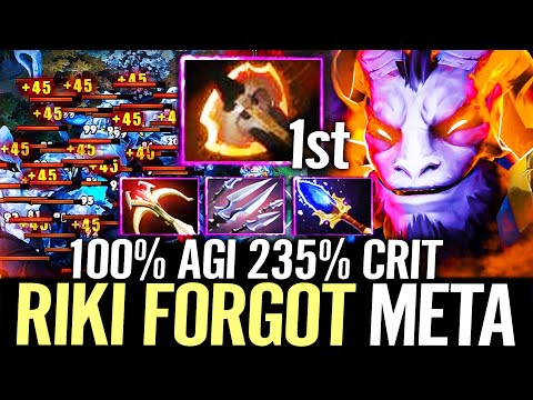 🔥 RIKI Fury 1st Item + Daedalus Carry — Tricks of the Trade 100% AGI Bonus 235% CRIT Meta Dota 2 Pro