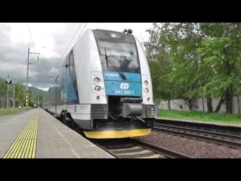 ČD 440.003 - Odjezd vlaku Os 6876 - Proboštov, 9.5.2014