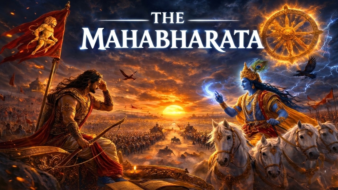 The ENTIRE History of The Mahabharata to Fall Asleep | Sleep-Inducing History