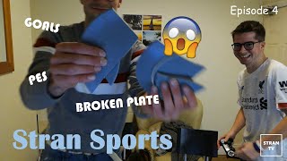 Stran Sports -  WE BROKE A PLATE PLAYING PES!