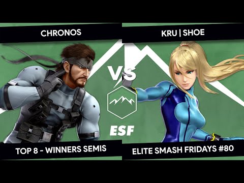 Elite Smash Friday #80 - Chronos (Snake) vs Shoe (ZSS) - Top 8 - Winners Semis