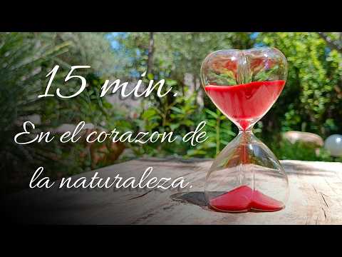 15 Minutes. Hourglass ⏳ in the HEART ❤️ of NATURE 🌲🌳