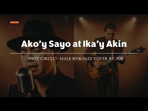 Ako’y Sayo at Ika’y Akin - First Circle - Male RNB/Jazz Cover (A Different Take) (Lyric Video)