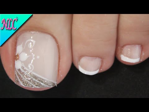 DISEÑO DE UÑAS PARA OCACIONES ESPECIALES – FLORES Y FRANCÉS FÁCIL DE HACER – FLOWERS NAIL ART – NLC