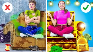 Download lagu TRIK MURAH VS MAHAL UNTUK ORANG TUA CERDAS || Aku Diadopsi Keluarga Sultan oleh 123 GO! Like mp3