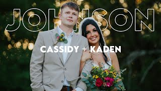 Cassidy + Kaden / Wedding / June 1, 2024