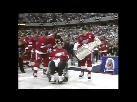 1998 Playoffs: Det @ Wsh - Game 4 Highlights (Strader/Redmond Call)