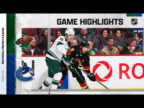 Wild @ Canucks 3/2 | NHL Highlights 2023