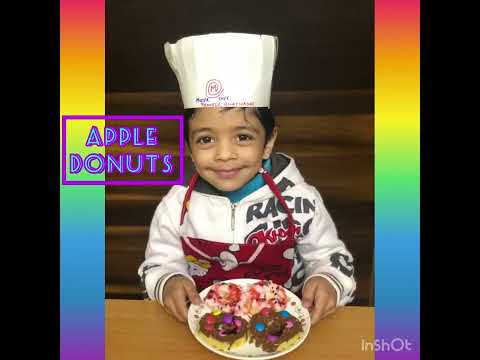Easy Apple Donuts | Kids Special Recipe | Non-Fire| Fruit Snack