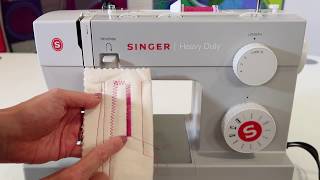 Singer 4411 Heavy Duty 10 Selecting Stitches, Stitch Length & Stitch Width