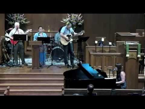 Rebekah Maddux El-Hakam, Leading Worship from the piano, July 2013