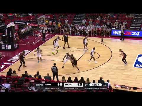 Justin Minaya — Hustle + Hounding Defense Highlights, Trail Blazers