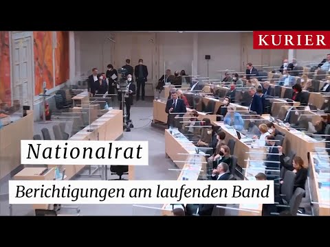 Nationalrat: Peinliche Berichtigungen am laufenden Band