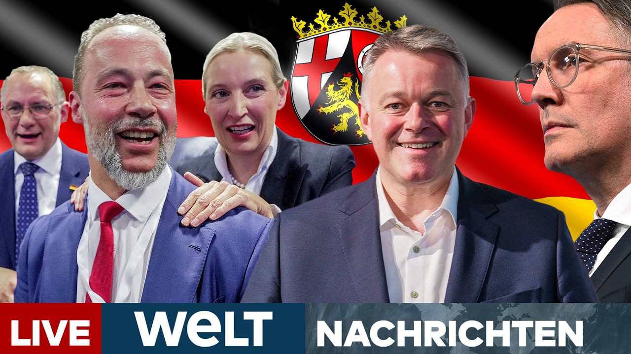 SPD-SCHOCK in Rheinland-Pfalz: Machtwechsel nach 35 Jahren! CDU & AfD klare Gewinner! | WELT LIVE