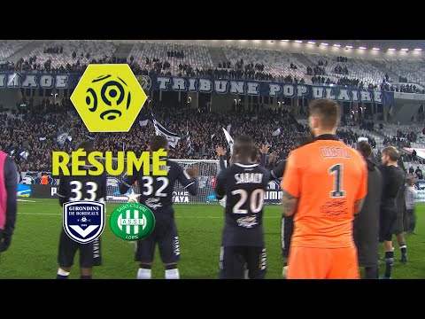 Girondins de Bordeaux - AS Saint-Etienne (3-0)  - Résumé - (GdB - ASSE) / 2017-18