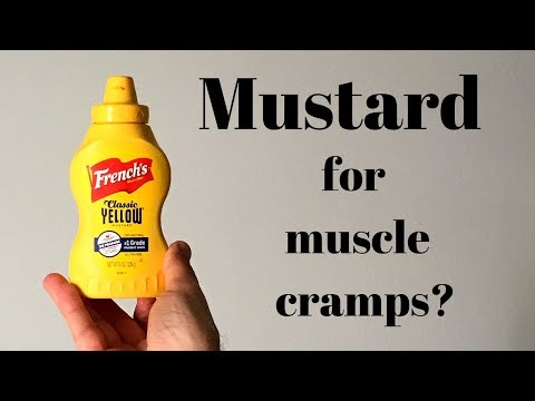 Mustard for muscle cramps/pain (SERIOUSLY?)
