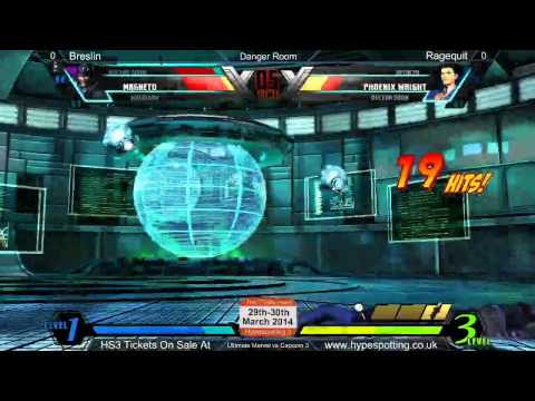 RageQuit vs Breslin UMvC3 Casuals Saltire Suite 15/12/12 pt1