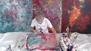 Painting Channeling with the Pleiadians