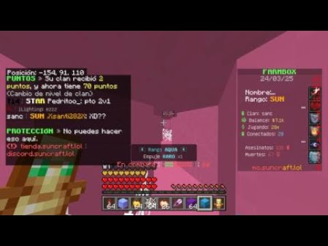 Dropeando kit de paga en suncraft gg