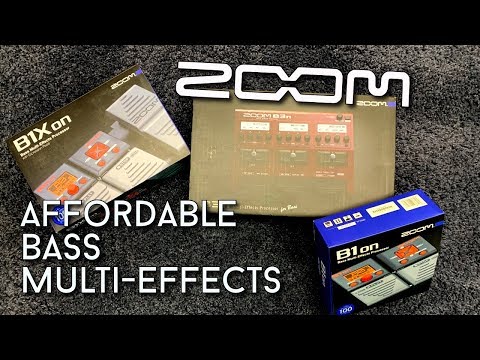 Zoom B-Series Bass Multieffects HIGHLY RECOMMENDED!