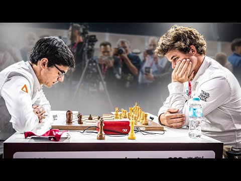 Magnus Carlsen vs Anish Giri | The game which earned Magnus his 19th World Championship